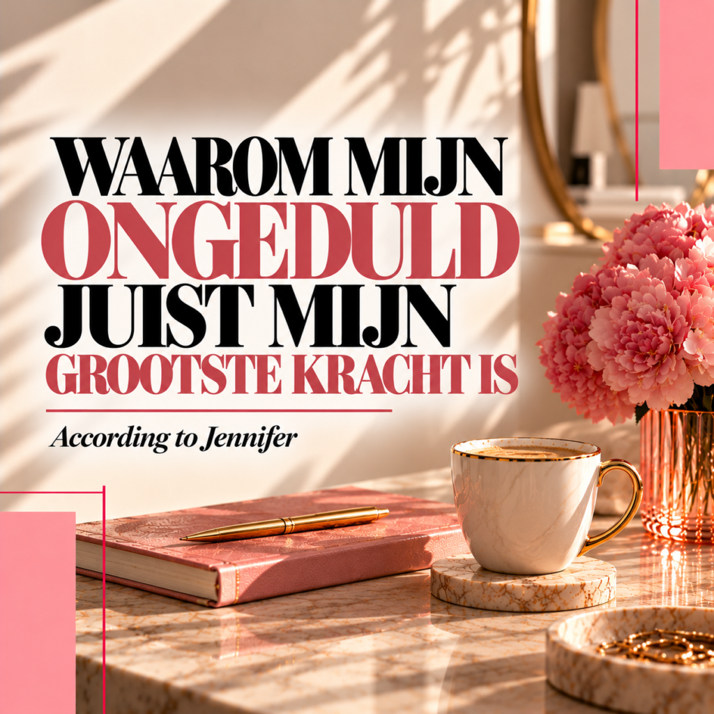 Waarom mijn ongeduld mijn grootste kracht is